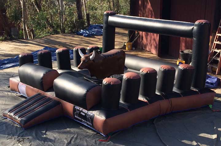 mechanical bull amusement ride party rentals